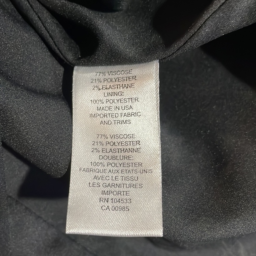 Nanette Lepore Black Short-Sleeve Collared Fit-and-Flare Dress - Picture 14 of 14